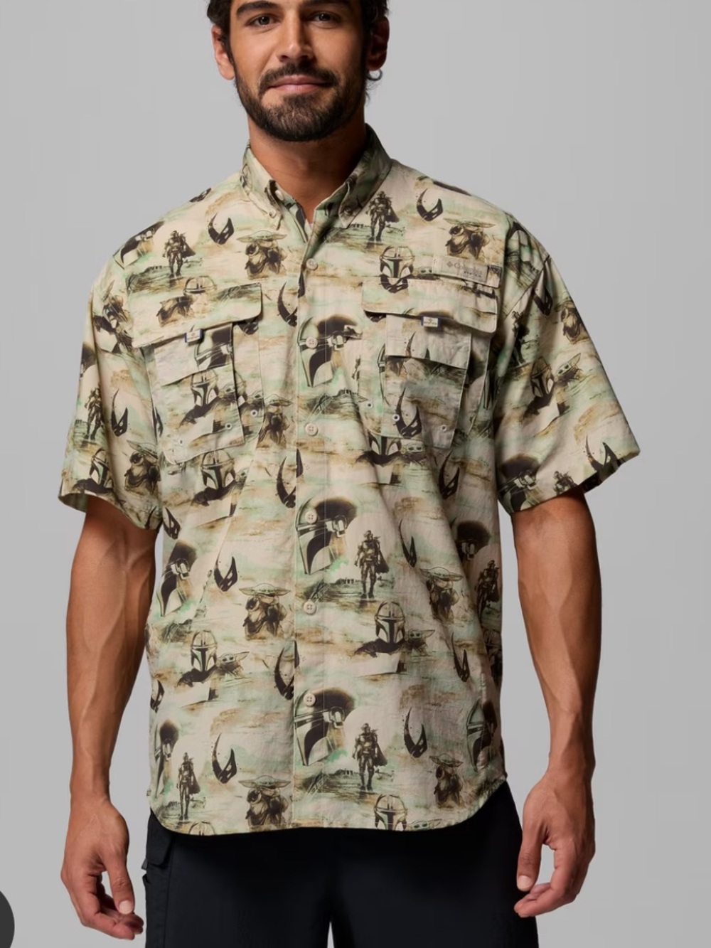 NWT Columbia Men's The Mandalorian ™ & Grogu™ Bahama ™ Shirt XL